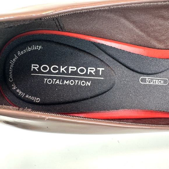 Rockport Women's Plain Pump Dress Shoes Color: Taupe Grey Patent Size: 5.5 NEW - Picture 15 of 15